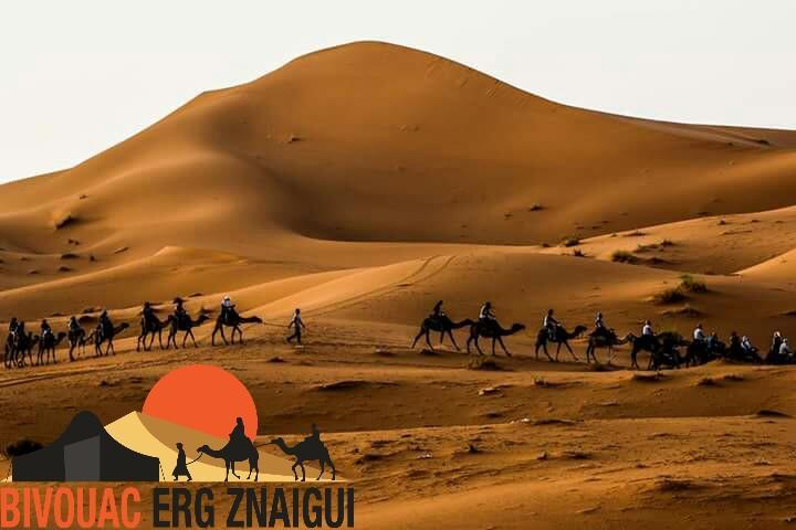 Bivouac Erg Znaigui Hotel Merzouga Eksteriør billede